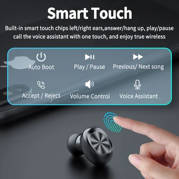 B9 TWS Bluetooth Kõrvaklapid Juhtmeta Kõrvaklapid Stereo Sport Veekindel Koos Mic-Sport-kõrva Veekindel Earbuds koos Kasti Smart