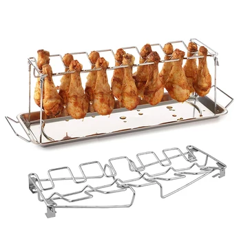 BBQ Kana Seista Õlu Naljakas Ameerika Mootorratta Roostevabast Terasest Raam Tööriistade Naljakas Küpsetatud Kana Hammas Grillimine Praad Rack