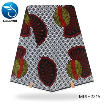 BEAUTIFICAL aafrika ankara prindib puuvill vaha tissu kleit 6 meetrit reaalne vaha garanteeritud aafrika riie ML9H2208-25