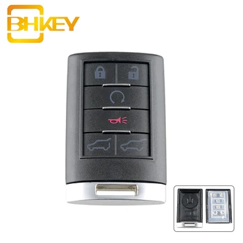 BHKEY 6 Nupud asendusauto Remote Key Shell puhul Cadillac Escalade ESV EXT 2007 2008 2009 2010 2011 2012 2013