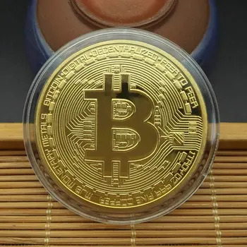BITCoin Kunsti Kogumine kullatud Füüsilise Bitcoins BTC Bitcoin, mille Puhul Kingitus Füüsilise Metalli Antiik Imitatsioon hõbemündid