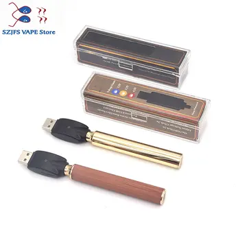 BK 650mah Vape Aku Gold Puit 510 Lõng Vape Pliiats USB Laadija Crystal Pack BIOLOOGILISE mitmekesisuse konventsiooni Paks Õli Padrunid
