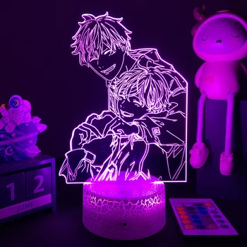 BL Anime ANTUD Akrüül 3d Lamp Voodi Ruum Decor Värvikas Nightlight BL Tabeli Lamp ANTUD Led Night Light Dropshipping