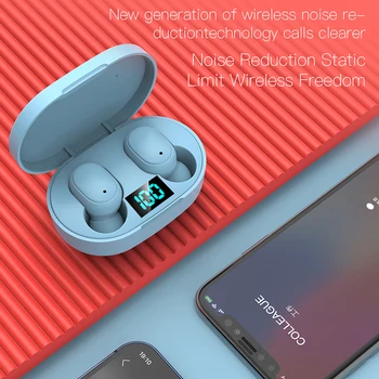 BOHM Uus E6s Smart Digitaalne Ekraan Bluetooth-Peakomplektiga Juhtmeta Mini HIFI Headset Stereo in-Ear Veekindel Sport Kõrvaklapid