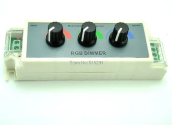 BSOD RGB Led Kontroller Dimmer DC12-24V 3A 3 CMOS-Äravoolu-avatud 3528/5630/5050RGB Riba või RGB-Lamp 186187