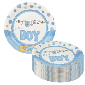 Baby Shower Poiss Pool Kaunistused On Poiss Banner Soolise Paljastada Lapsed 1. Sünnipäeva Baby Shower söögilaud Tarvikud
