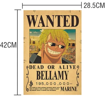 Bandai One Piece Anime Tegevus Joonis Vintage Plakatid Lapsed Toas Elavad Seina Kaunistamiseks Anime Maalid Kleepsud Mänguasjad Kingitus