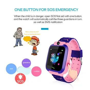 Beebi Smart SOS Telefon Helistamine Õendusabi Vaadata Tracker Kaamera Square Käevõru Poiss, Tüdruk Smart Watch Lastele korea Kella