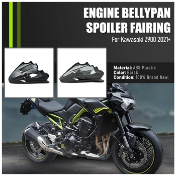Belly Pan Mootori Spoiler Alumises Voolundi Keha Raami Paneel Bellypan jaoks Kawasaki Z900 2020 2021 Z 900 Tarvikud Moto tahma -