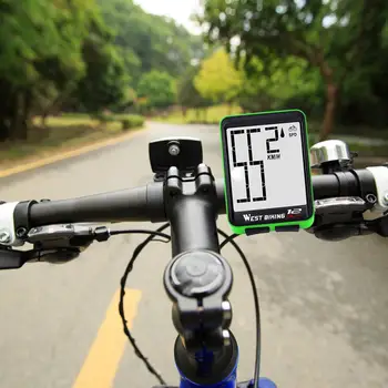 Bike Arvuti Inglise Multi-Funktsioonid Jalgratta Spidomeeter Loenduri Näit Traadita Veekindel Rattakompuuter Automaatne