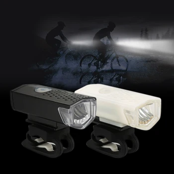Bike Kerge USB Laetav 300 Luumenit 3 Transpordiliikide Jalgratta Lambi Valguse Ees Esitulede Bike Jalgratta LED Taskulamp Laterna