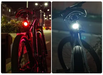 Bike Taillight LED USB-Laadimine Jalgratta Tagumine Tuli Mägi MTB Kiiver Pack Kott Kerge Jalgrattasõit Saba-lambi Ohutuse Hoiatus Lamp 155095
