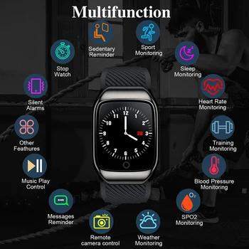 Bluetooth-Kõrvaklapid Kõrva Pungad Smart Watch 2 In 1 TWS Wirless Kõrvaklapid Watetproof Smartwatch Muusika Sport Touch Kasutamise Joosta 73738