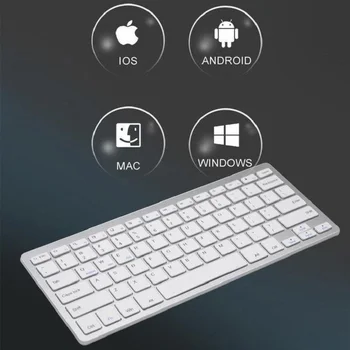Bluetooth Mini Kaasaskantav Klaviatuuri vene/hispaania/araabia/inglise Paigutus Tahvelarvuti/Sülearvuti/Smartphone/IOS/Windows/Android