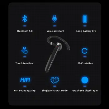 Bluetooth-Peakomplekti, Kõrvaklapid Stereo Earbud Bluetooth Handsfree Juhtmeta Kõrvaklapid Sõrmejälje Veekindlad Kõrvaklapid Koos Mikrofoniga 85760