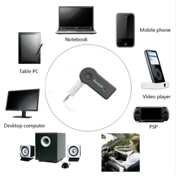 Bluetooth Saatja 5.0 Bluetooth Adapter 3.5 mm Audio Jack Traadita Muusika-Vabad Auto AUX Kõrvaklappide Vastuvõtja 17538