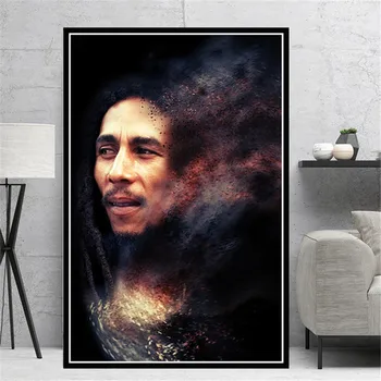 Bob Marley Laulja Star RIP Lõuendile Maali Poster ja Print Cuadros Seina Art Pilt Kodu Kaunistamiseks elutuba Decor 2637