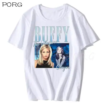 Buffy Vintage Vampire Slayer Meeste T-Särk, Hip-Hop Streetwear Tshirt Prindi Harajuku Suvel T-Särk Puuvillane Tops Tees Mõõdus