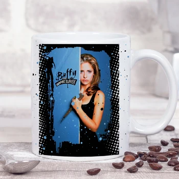 Buffy the Vampire Slayer Kohvi Kruus 350ml Keraamiline Loominguline Tee Piim Kohv Tassi Tüdruk Sõber Sünnipäeva Kingitus