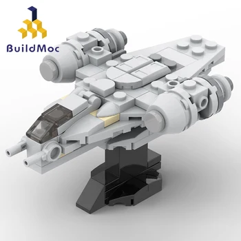 Buildmoc Star Movie Arvandmed Mandalorianed Sapceship KES-38715 Micro Habemenuga Crest Mudel ehitusplokid Mänguasjad Lastele Kingitused