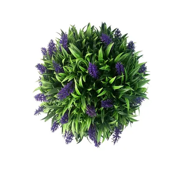 Buxus Ilupuude Pügamiskunst Rippuvad Pallid Korvi Taim Lilla Kunstlik Lill, Lavendel