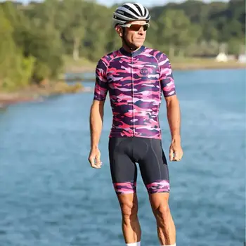 CASP mens roosa kamuflaaž jalgratta riided go pro roupa ciclismo maillot jalgrattasõit jersey komplekti bike rõivad, püksid, rinnatüki spordirõivad