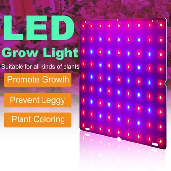 COB LED Grow Light Täieliku Spektri 100W 200W Ultra Õhuke Quantum Tech Juhatuse 2835 Kasvule Valgustus Hydroponics Taime Lamp 85-265V