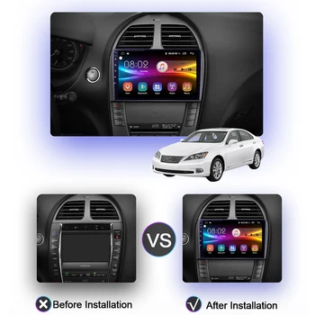 COHO Jaoks Lexus ES350 5 V XV40 2006-2012 Auto Raadio Multimeedia Video Mängija, Navigatsiooni GPS Stereo Android 10 6+128G