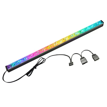 COOLMOON Arvuti RGB Color Light Strip 5V/3PIN Alumiinium Chis Valgus netic Mitmevärviline RGB LED Lamp