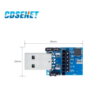 CP2102 USB-UART CDSENET E15-USB-T2 USB TTL 3.3 V 5V Traadita Test Juhatuse Adapter RF Seeria Moodul 47057