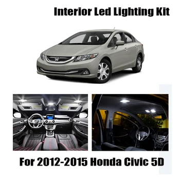 Canbus Honda Civic 9 5D Sedaan Kupee Luukpära 2012-Sõiduki Led Salongi Valgus numbrimärk Lambi Komplekt