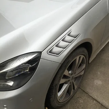Car Styling 3D Võltsitud Tuul Dekoratiivsed Outlet Küljel Tuulutusavad Naljakas Kleebised Kleebised Embleemi Kujutisega Loominguline Kohandatud Kleebised