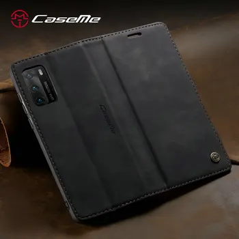 CaseMe Retro puhul Huawei P30 P40 P20 lite Luksus visiitkaart luuk jaoks Huawei Mate 30 Pro P Smart Rahakoti Puhul 170920
