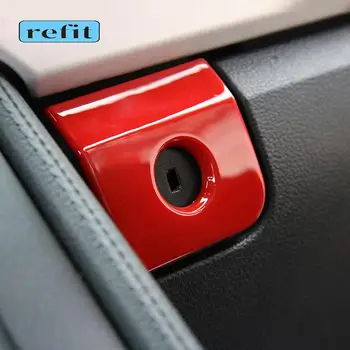 Center console ladustamise kasti kindalaegas lüliti Nuppu, sisekujundus muudetud interjööri aksessuaarid Ford Mustang Shelby GT500 EcoBoost