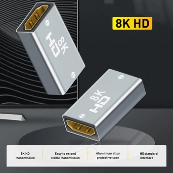 Converter Extender HDMI-Ühilduva Kaabli Pikendus Juhe Adapteri 8K@60Hz HDMI-Ühilduvate Naine, et Naine PC-TV Projektor