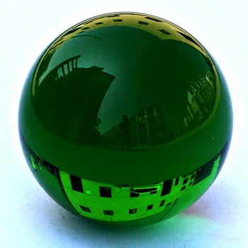 Crystal Ball Suur Roheline Kristallkuul Fotograafia Kristallkuul Magic Läbipaistvast Klaasist Kuuli Kodu Kaunistamiseks K9 Crystal Ball