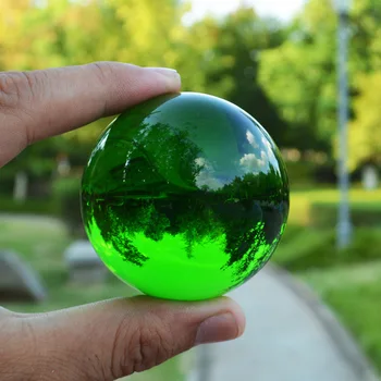 Crystal Ball Suur Roheline Kristallkuul Fotograafia Kristallkuul Magic Läbipaistvast Klaasist Kuuli Kodu Kaunistamiseks K9 Crystal Ball