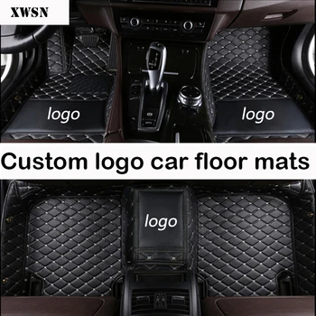 Custom 5 Asukoht logo auto põranda matt bmw audi puhul, vw toyota, honda 99% Auto mudel auto matid 182016