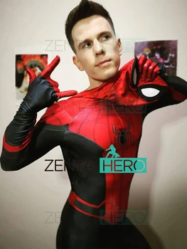 Custom Made Täiskasvanud, Kodust Kaugele Super Kangelane Cosplay Kostüüm 3D Trükitud Zentai Spider Bodysuit Halloween