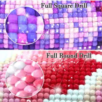 Custom Teemant Tikandid Maali Portree Diy Mosaiik Kivid Kleebis Wall Decor Puzzle Pilt Mänguasi Diamond Dotz Suur Suurus Uus
