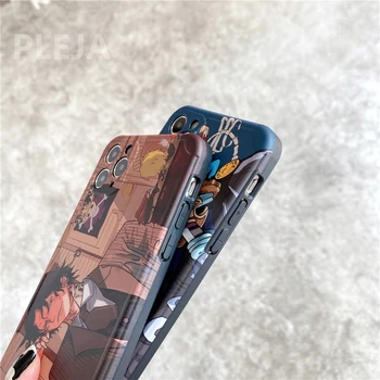 Cute Cartoon Anime, Cool Poisid Telefon Case For iPhone mini 12 11 Pro Max 7 8 plus X-XR, XS Max SE 2020 Pehme Kaas Mood Juhtudel Capa