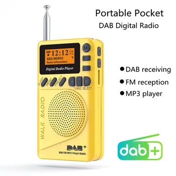 DAB FM-Raadio Digitaalne Raadio, Sisseehitatud Laetav Aku, SD-Kaart, MP3 Taasesituse Funktsioon, Mini Kaasaskantav Kaasaskantavad raadiojaamad