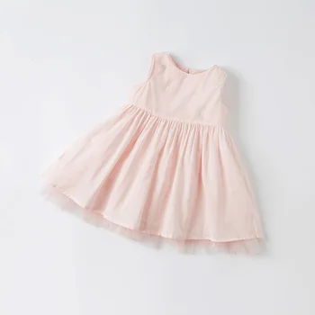 DBJ17242-2 dave bella suvel beebi tüdruk on armas bow cartoon silma kleit laste mood pool kleit lapsed imiku lolita riided