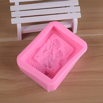 DIY 3D Ema Beebi Ingel Silikoon Fondant Kook Teenetemärgi Hallituse Käsitsi valmistatud Seep Hallituse Candy Puding Muffin Vormid emadepäeva Kingitused