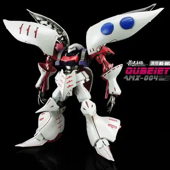 DRAGON_MOMOKO Mudel 1/144 HG Valge Cabernet AMX-004 Qubeley Saada Bracket eriefektid Gundam Tegevus Joonis Kaunistused Kids Mänguasi