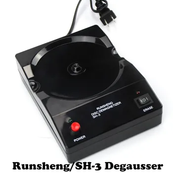 DVD/CD Demagnetizer Upgrade Versiooni SH-3 Degausser Kaunistada Heli sapiteede Traat Sinine Valgus Demagnetization Degaussing Seade