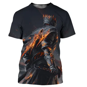 Dark Souls Meeste/naiste Uus Mood Lahe 3D Trükitud T-särgid, Vabaaja Harajuku Stiilis Tshirt Streetwear Tops