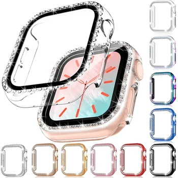 Diamond Kaitseraua Protective Case Apple Vaadata Kate Seeria 6 SE 321 38MM 42MM Jaoks Iwatch 5 40mm 44mm Apple Watch Juhul Premium 162788