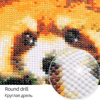 Diamond Maali 5D DIY Loomade ristpistes Komplektid Ring Kive Tikandid Mosaiik Kodu Kaunistamiseks Kingitus