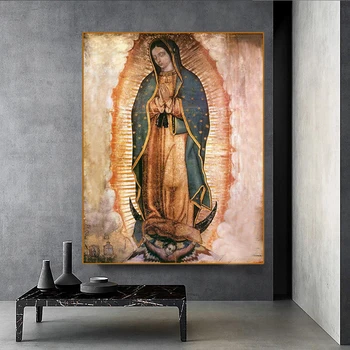 Diamond Maalikunst Mosaiik Guadalupe Neitsi Maarja Täielik Ruut, Ring Puurida Käsitöö Kingitus Teemant Tikandid Müük Religon Home Decor